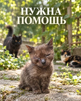 Нужна помощь котенку