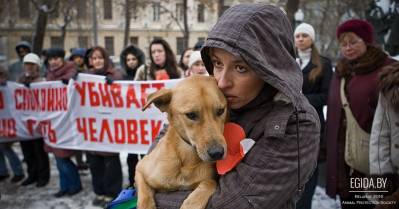 Акция в защиту бездомных собак «Новый год - не повод для отстрела!» (г.Москва)